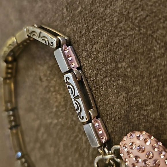 BRIGHTON Silver Plated Power of the Pink Breast Cancer Awareness Bracelet - Picture 4 of 10